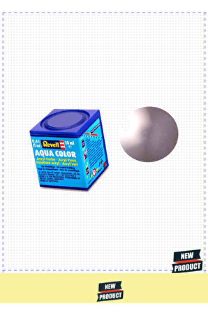 Revell 91-aqua Color Steelgray Metal-acrylic Boya- 18 ml Kız Erkek Çocuk Oyuncakları Eğitici