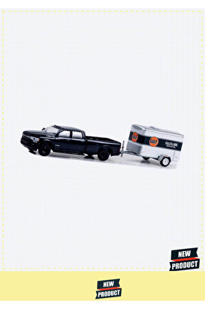 Greenlight 1/64 2023 Ram 2500 With Small Cargo Trailer Model Araba Kız Erkek Çocuk Oyuncaklar