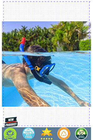 Dominator Snorkel Maske 24070 Kız Erkek Çocuk Oyuncakları Eğitici Oyuncaklar