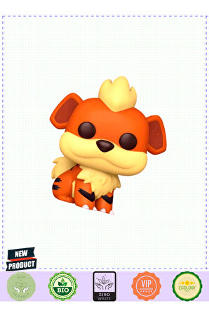Funko Pop Figür Games Pokemongrowlithe Caninos Fukano Kız Erkek Çocuk Oyuncakları Eğitici Oyu