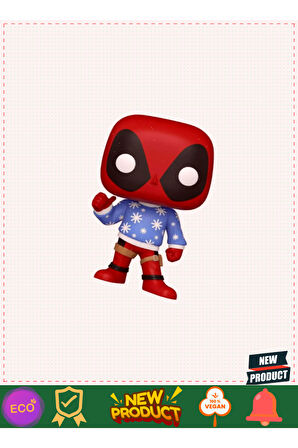Funko POP MArveling Holiday Deadpool 1 Adet Kız Erkek Çocuk Oyuncakları Eğitici Oyuncaklar