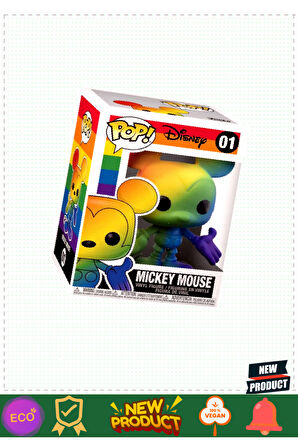 Funko POP Pride Mickey Mouse Bebek Oyuncak Çocuk Oyuncak Erkek Oyuncak