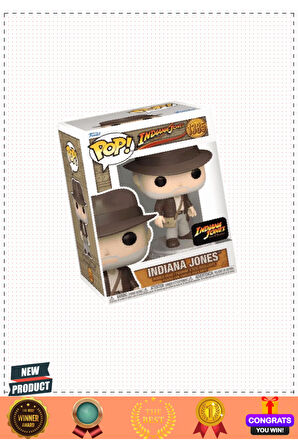 Funko Pop Figür Movies Indiana Jones Indiana Jones With Jacket Kız Erkek Çocuk Oyuncakları Eğ