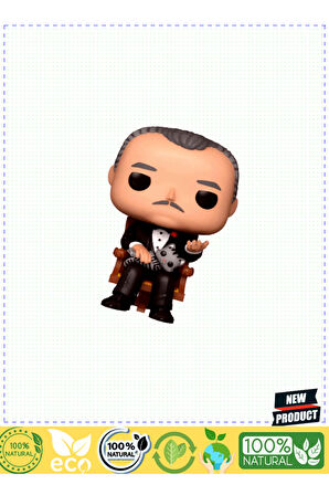Funko Pop Movies The Godfather 50th Anniversary Vito Corleone With Cat #1200# Kız Erkek Çocuk