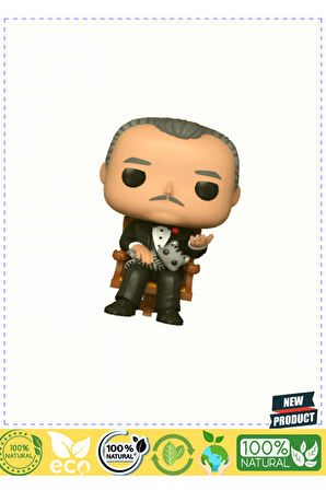 Funko Pop Movies The Godfather 50th Anniversary Vito Corleone With Cat #1200# Kız Erkek Çocuk