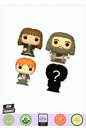 Funko Bitty Pop Harryyy Potterrrr Hermione 4'lü Paket Kız Erkek Çocuk Oyuncakları Eğitici Oyu