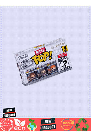 Funko Bitty Pop Harryyy Potterrrr Hermione 4'lü Paket Kız Erkek Çocuk Oyuncakları Eğitici Oyu