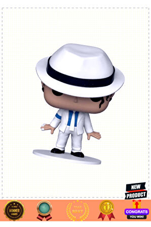 Funko Pop Figür Rocks Mj Michael Jackson (SMOOTH CRİMİNAL) Kız Erkek Çocuk Oyuncakları Eğitic