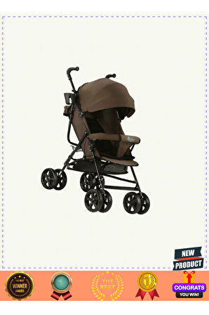 Babyyhopeee Sa-7 Baston Puset Bebek Arabası-kırçıllı Kahverengi Kız Erkek Çocuk Oyuncakları E