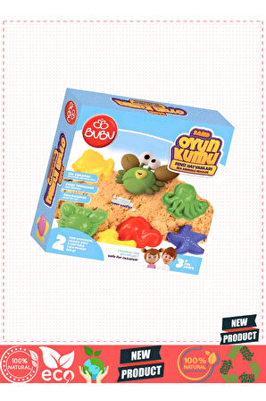 Oyun Kumu Ve Deniz Hayvan Kalıplı 500gr Kız Erkek Çocuk Oyuncakları Eğitici Oyuncaklar