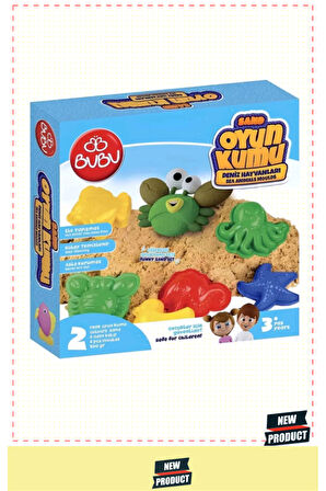 Oyun Kumu Ve Deniz Hayvan Kalıplı 500gr Kız Erkek Çocuk Oyuncakları Eğitici Oyuncaklar