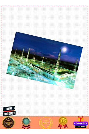 5d Elmas Boyama Ekstra Çözünürlüğe Sahip Medine Resmi Tablosu 40x60cm Kız Erkek Çocuk Oyuncak