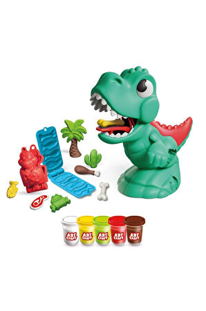 Dinozoru Besle Oyun Hamur Set 280gr Kız Erkek Çocuk Oyuncakları Eğitici Oyuncaklar
