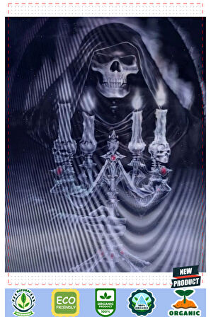 5d Elmas Boyama 3 Farklı Resim Değişenli Halloween Iskelet Tablosu 30x40cm Kız Erkek Çocuk Oy