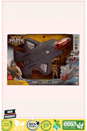 45054 Sesli Ve Işıklı Soldier Force Air Hawk Attack Oyun Seti 2 Set Kız Erkek Çocuk Oyuncakları Eği