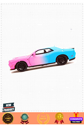 1:24 Jada Pink Slips 2015 Dodge Challenger Kız Erkek Çocuk Oyuncakları Eğitici Oyuncaklar