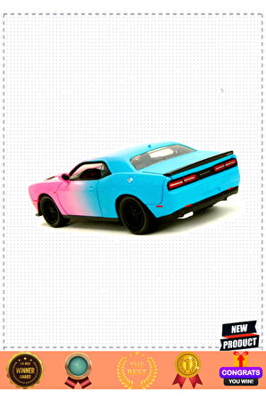 1:24 Jada Pink Slips 2015 Dodge Challenger Kız Erkek Çocuk Oyuncakları Eğitici Oyuncaklar