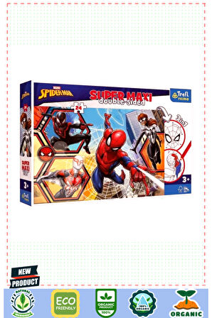 Puzzle-41006 Super Maxi Spidermaning 24 Parça Çocuk Puzzle Kız Erkek Çocuk Oyuncakları Eğitic