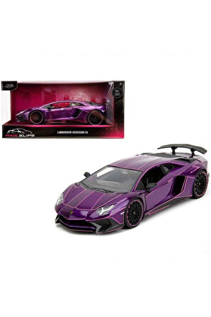 Jada 1:24 Pink Slips Lamborghini Aventador Sv Model Araba Kız Erkek Çocuk Oyuncakları Eğitici
