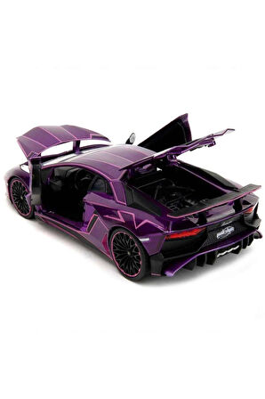 Jada 1:24 Pink Slips Lamborghini Aventador Sv Model Araba Kız Erkek Çocuk Oyuncakları Eğitici