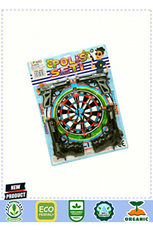 Fab 8080 Kartelalı 4 Tabancalı Polis Seti Kız Erkek Çocuk Oyuncakları Eğitici Oyuncaklar