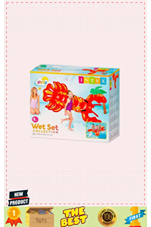 Ibn57528 Istakoz Binici 213x137cm- 5 Litre Kız Erkek Çocuk Oyuncakları Eğitici Oyuncaklar