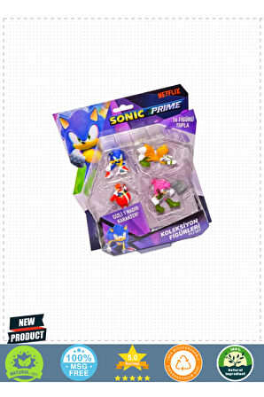 Pmı Son2040 Sonic 5li Blister Asortiii 1 Nadir Ürün Şansı-neco Toys Kız Erkek Çocuk Oyuncakla