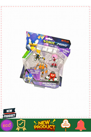 Pmı Son2040 Sonic 5li Blister Asortiii 1 Nadir Ürün Şansı-neco Toys Kız Erkek Çocuk Oyuncakla