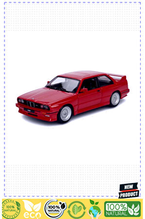 Bburagoo 1:24 Bmw M3 1988 Model Araba Kız Erkek Çocuk Oyuncakları Eğitici Oyuncaklar