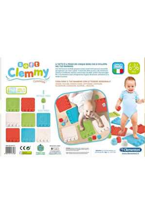 17352 Soft Clemmy-yumuşak Blok Duyusal Halı Kız Erkek Çocuk Oyuncakları Eğitici Oyuncaklar
