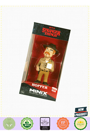 Mnx09000 Minix Koleksiyon Figürü Hooper-stranger Things-13876 1 Gram Kız Erkek Çocuk Oyuncakları