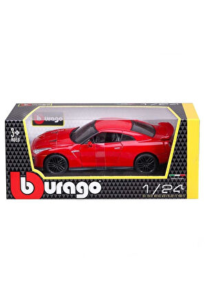 Bburagoo 1:24 Nissan Gt-r 2017 Model Araba Kız Erkek Çocuk Oyuncakları Eğitici Oyuncaklar