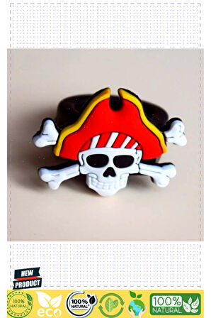 Kırmızı Renk Şapkalı Çocuk Uyumlu Plastik Korsan Yüzüğü Kız Erkek Çocuk Oyuncakları Eğitici O