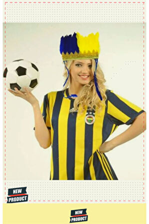 Sarı Lacivert Fenerbahçe Taraftar Tüylü Saç Bandı 1 Gram Kız Erkek Çocuk Oyuncakları Eğitici