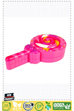 Lolipop Şekilli 2 Katlı Makyaj Güzellik Seti Kız Erkek Çocuk Oyuncakları Eğitici Oyuncaklar