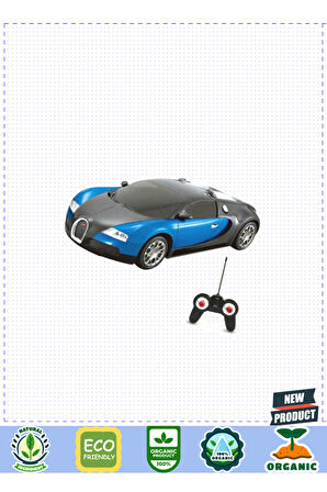 3943 Kumandalı Şarjlı Işıklı Bugatti Araba 1:24 Kız Erkek Çocuk Oyuncakları Eğitici Oyuncakla