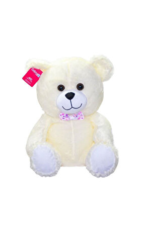 1178 Oturan Peluş Ayı 37cm Ekru -selay Kız Erkek Çocuk Oyuncakları Eğitici Oyuncaklar