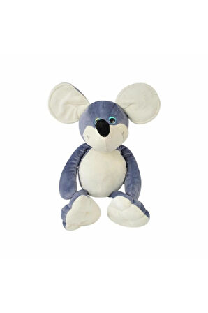 3010 Oturan Fare 50x27cm -gri Kız Erkek Çocuk Oyuncakları Eğitici Oyuncaklar