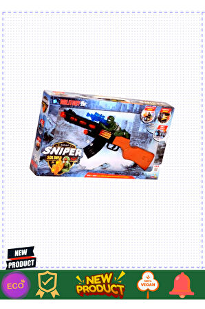 CNL-3801 Can Ali Toys, Sniper Soldier Tüfek 1 Adet Kız Erkek Çocuk Oyuncakları Eğitici Oyuncaklar