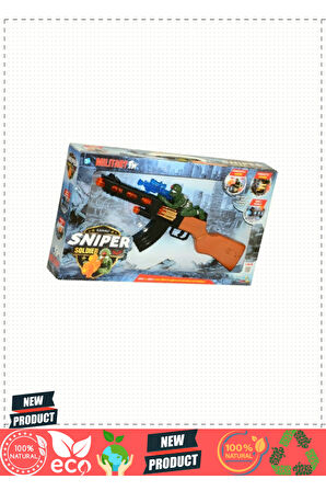CNL-3801 Can Ali Toys, Sniper Soldier Tüfek 1 Adet Kız Erkek Çocuk Oyuncakları Eğitici Oyuncaklar