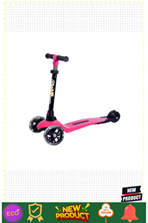 Lsc5 Leddy Işıklı Scooter Pembe -çekirdek Zeka Kız Erkek Çocuk Oyuncakları Eğitici Oyuncaklar