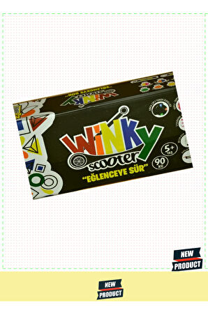 Wsc5-ı Winky Scooter Pembe Işıklı Kutulu-çekirdek Zeka Kız Erkek Çocuk Oyuncakları Eğitici Oy