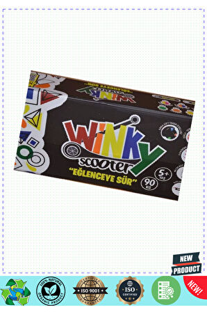 Wsc5-ı Winky Scooter Pembe Işıklı Kutulu-çekirdek Zeka Kız Erkek Çocuk Oyuncakları Eğitici Oy