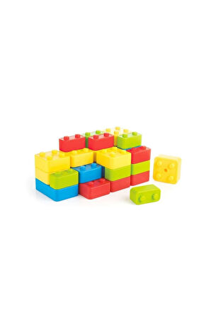 5034 Tuğla Blokları 48 Parça -çantalı Kız Erkek Çocuk Oyuncakları Eğitici Oyuncaklar