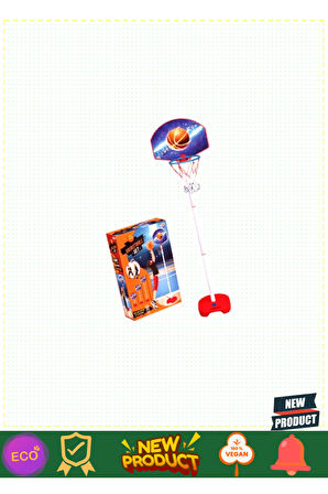 03407 Ayaklı Basket Potası Kız Erkek Çocuk Oyuncakları Eğitici Oyuncaklar
