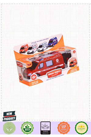 V001-2 V3 V004 Kumandalı Sesli Işıklı Polis Arabası-jandarma-ambulans-itfaiye 1:18-vardem Kız