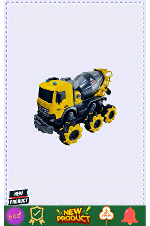 Yj-075-1 Uzaktan Kumandalı Full Fonksiyon 2.4g Işıklı Ve Sesli Beton -vardem Kız Erkek Çocuk