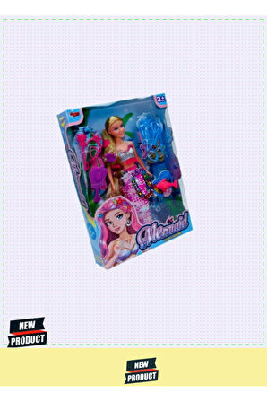 Wg-66777 Kutulu 29cm Aksesuarlı Deniz Kızı- Kız Erkek Çocuk Oyuncakları Eğitici Oyuncaklar