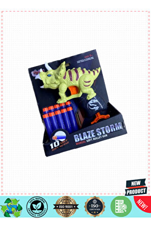 Zc7128-26-27-28 Yumuşak Mermili Dinazor- Kız Erkek Çocuk Oyuncakları Eğitici Oyuncaklar