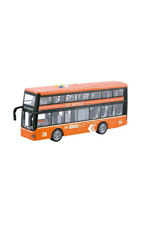 Wy912a-b Sesli Ve Işıklı Çift Katlı Otobüs 1:16 -vardem Kız Erkek Çocuk Oyuncakları Eğitici O